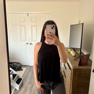 Wilfred Black Sleeveless Top